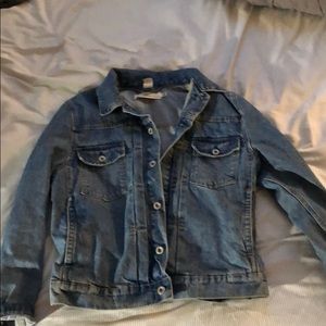 Slouchy denim trucker jacket